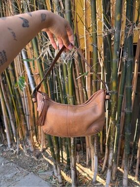 Coach Saddle Shoulder Bag in Cognac Brown